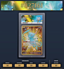Mew - 025/025 - Celebrations - Gold Card - ACE 10 - PERFECT SUBGRADES - Image 4