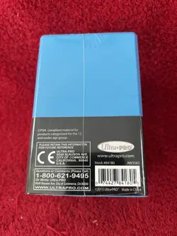 ULTRA PRO SATIN TOWER LIGHT BLUE DECK BOX Gaming Card Dice Storage New 2013 - Image 4