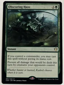 1x Obscuring Haze NM Regular Commander 2020 C20 061 MTG Magic The Gathering - Image 1