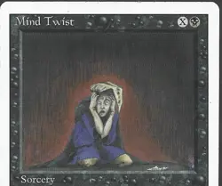 MIND TWIST Revised 3rd Magic the Gathering MTG NM rare sorcery - Image 2