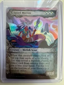 Eclipsed Merrow (Showcase) (U) Foil #0339 Lorwyn Eclipsed MTG NM - Image 1