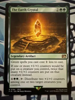 The Earth Crystal - MTG Final Fantasy #184 - Pack Fresh Near Mint - Image 1