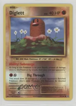 Diglett Reverse Foil Pokemon XY Evolutions 20th Anniversary #55 - Image 1
