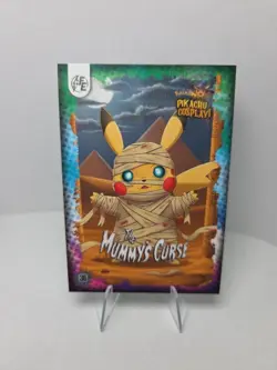 The Mummy's Curse (Pikachu) #36 - Galaxy Holo - Electric Pikachu Cosplay Pokemon - Image 1