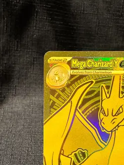 2026 POKEMON ASCENDED HEROES #294/217 MEGA CHARIZARD Y EX GOLD HYPER RARE (READ) - Image 3