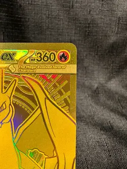 2026 POKEMON ASCENDED HEROES #294/217 MEGA CHARIZARD Y EX GOLD HYPER RARE (READ) - Image 4