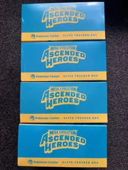 🔥 Case of 4 Pokemon Center Mega Evolution Ascended Heroes ETB - Image 5