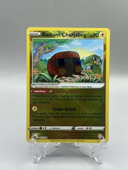 🔥Pokemon TCG-Radiant Charjabug-051/159-Crown Zenith-Ultra Rare-Holo-M/NM!🔥 - Image 1