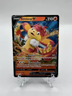 🔥Pokemon TCG-Simisear V-022/159-Crown Zenith-Holo-M/NM!🔥 - Image 1