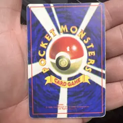 1996 Pokemon Holo Ice Prism Japanese Vending Sticker Gym Giovanni's Magikarp 129 - Image 2