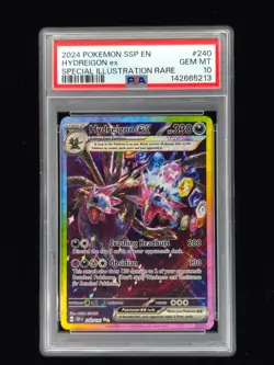 Hydreigon ex 240 Pokemon Surging Sparks 2024 PSA 10 🔥🔥🔥 - Image 1