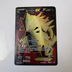 Pokemon Tyranitar EX 91/98 XY Ancient Origins Ultra Rare Full Art Holo English - Image 1