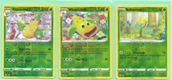 3 BATTLE STYLES POKEMON SET- VICTREEBEL WEEPINBEL BELLSPROUT -ALL REV HOLO NM/M - Image 1