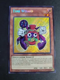 Time Wizard MZMU-EN060 Secret Rare Yugioh Maze of Muertos - Image 1