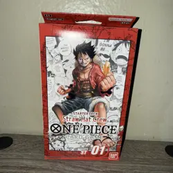 One Piece TCG Starter Deck ST-01 Straw Hat Crew English Edition BRAND NEW SEALED - Image 1