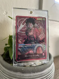 Monkey.D.Luffy Leader Foil Pre-Errata - NM - One Piece TCG - ST01-001 - English - Image 1