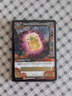 Dark Portal Hearthstone Wow Tcg Unscratched Loot Card - Image 1