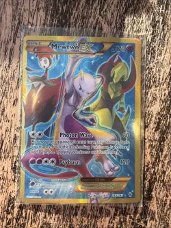 Mewtwo EX 163/162 Secret Rare Breakthrough English Card Pokemon TCG - Image 1
