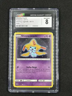 Pokemon TCG Shining Jirachi Card Shining Legends 42/73 Holo Rare - Image 1