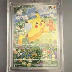 Pokemon Pikachu Scarlet & Violet Promo 088 Basic Card HP 70 Growl Pika Bolt - Image 1