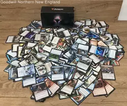 2.5LB Lot of Various Magic the Gathering Cards TCG in Collectible Box - Image 1