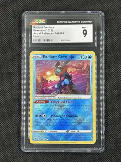 Pokemon TCG Radiant Greninja 046/189 Astral Radiance Holo Rare Card - Image 1