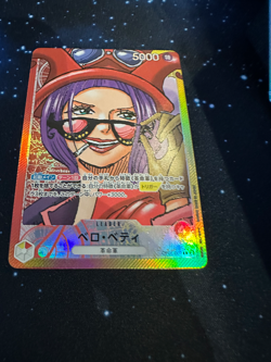 One Piece Card Game OP05 Belo Betty Leader Alt Art Japanese - Image 4