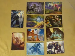 Lot of 10 Magic The Gathering Art Series Cards - Mixed Series - Image 1