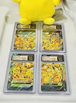 Pikachu V Union 4 Cards Set English CGC Pristine Collection Celebrations Pokemon - Image 1