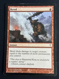 1x Skred (97) Coldsnap MP MTG Magic the Gathering x1 MKE - Image 1