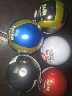 5x Pokemon TCG TIn Pokeball 4x A24. 1 D23 | Factory Sealed - Image 1
