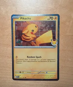 Pikachu 051/162 Pokemon Day 2026 Pokemon Promo NM - Image 1