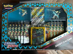 Pokemon TCG Crown Zenith Shiny Zacian Premium Figure Collection Box sealed - Image 1