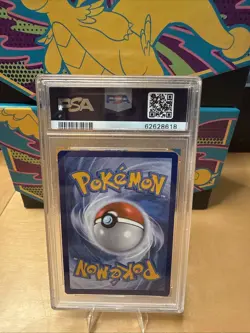 2020 POKEMON SWSH BLACK STAR PROMO PRERELEASE-STAFF #066 CHARIZARD PSA 9 Spanish - Image 2