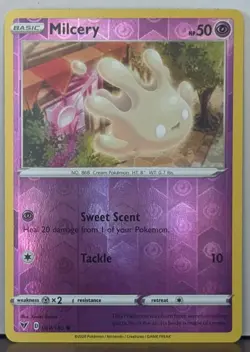 Pokemon - Milcery - 080/185 - Reverse Holo - Vivid Voltage - NM/M - New NS4 - Image 1