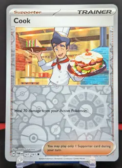Pokemon Cook #147/167 English Twilight Masquerade Reverse Holo - Image 1