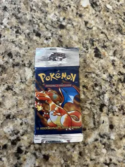 1999 Pokemon Base Set Unlimited Booster Pack Charizard WOTC Factory Sealed - Image 1