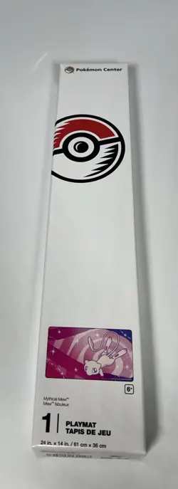 New In Box - Playmat Mat - PokemonCenter - Mythical Mew - Image 1