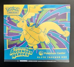 Pokemon TCG: Mega Evolution-Ascended Heroes Pokemon Center ETB Factory Sealed - Image 1