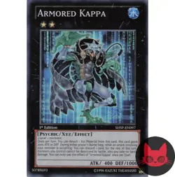 Yugioh Armored Kappa SHSP-EN097 Super Rare 1st Edition NM - Image 1