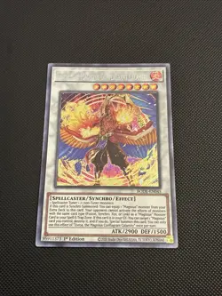 Yugioh Zoroa, the Magistus Conflagrant Calamity BODE-EN045 Secret Rare 1st Ed NM - Image 1