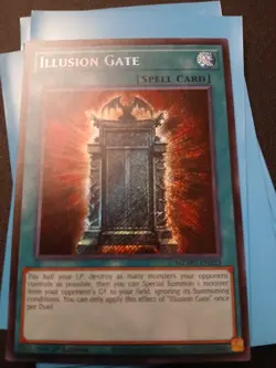 Yugioh Illusion Gate MZMU-EN023 Secret Rare NM - Image 2