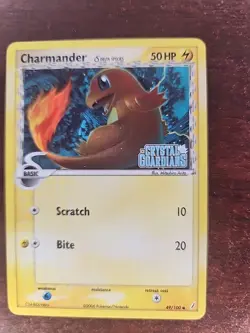 Charmander Reverse Holo Ex Crystal Guardians Pokemon Card WOTC NM - Image 3