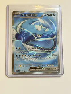 Pokemon Card Dondozo ex 211/182 Destined Rivals Full Art Ultra Rare NM/M - Image 1