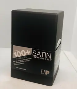 Brand New, Ultra Pro Deck Box Satin Tower Black Card Game, Hold Up To 100+ Cards - Image 3