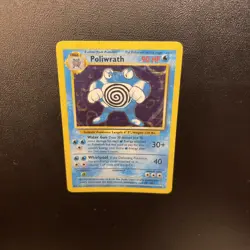 Pokemon Poliwrath Holo Card 13/102 Base Set Unlimited - Image 5