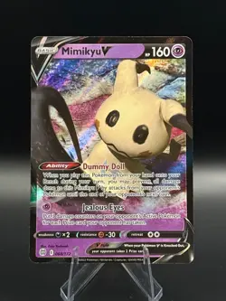 Mimikyu V - 068/172 - Pokemon Brilliant Stars Sword & Shield Ultra Rare Card NM - Image 1