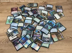 2.5LB Lot of Mixed Magic the Gathering Cards incl Holo TCG in Green Ixalan Box - Image 2