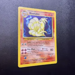 Ninetales Holo Base Set Unlimited Rare Pokemon TCG Card 12/102 - Image 2