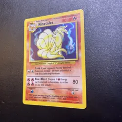 Ninetales Holo Base Set Unlimited Rare Pokemon TCG Card 12/102 - Image 3